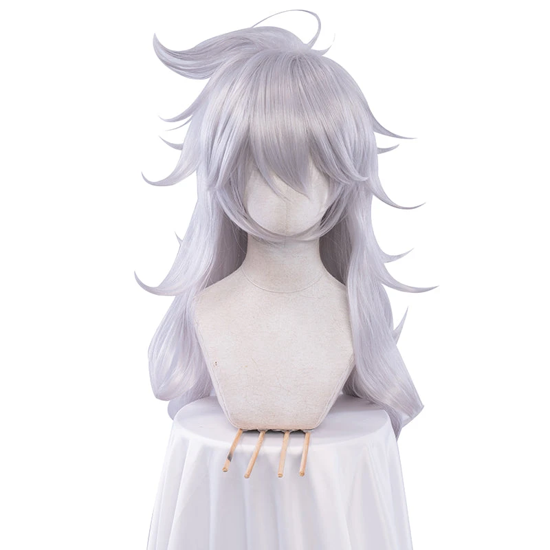 Uwowo Game Genshin Impact Razor Wolf Boy Cosplay Wig 90cm Sliver Gray Long Hair 6 Uwowo Game Genshin Impact Razor Wolf Boy Cosplay Wig 90cm Sliver Gray Long Hair - Image 6