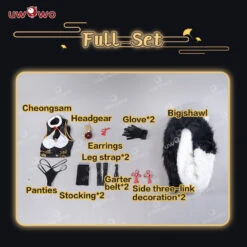 Uwowo Genshin Impact Fanart: Shenhe Qipao Chinese Dress Fur Cosplay Costumes -Uwowo Cosplay Sales 6 c4212251 2dba 4c70 b6f6 9a7e1acf86c5