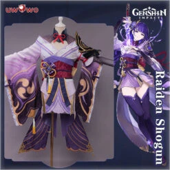 Produits populaires 11 Uwowo Game Genshin Impact Inazuma Baal Raiden Shogun Cosplay Costume