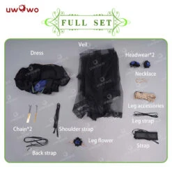 Exclusive Uwowo Anime Code Geass Fanart: C.C. CC Black Bride Wedding Dress Cosplay Costume -Uwowo Cosplay Sales 7 843cebd5 2ddf 44a6 b3ec 9c271482c1ea