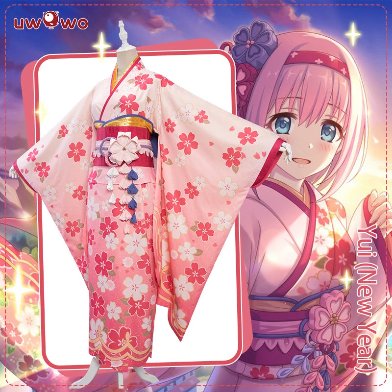 Uwowo Game Princess Connect! Re:Dive Kusano Yui New Year Ver. Cosplay Costume Cute Kimono Dress 1 Uwowo Game Princess Connect! Re:Dive Kusano Yui New Year Ver. Cosplay Costume Cute Kimono Dress