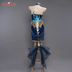 Uwowo Genshin Impact: Bonanus Hydro Yakshas Liyue Female Cosplay Costume -Uwowo Cosplay Sales 800 5