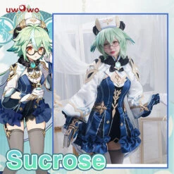 Uwowo Genshin Impact Sucrose Anemo Mondstadt Female Cosplay Costume