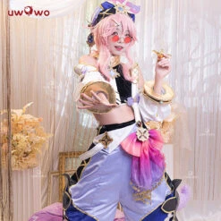 Uwowo Genshin Impact: Dori Sumeru Merchant Electro Cosplay Costume -Uwowo Cosplay Sales 800x800 1