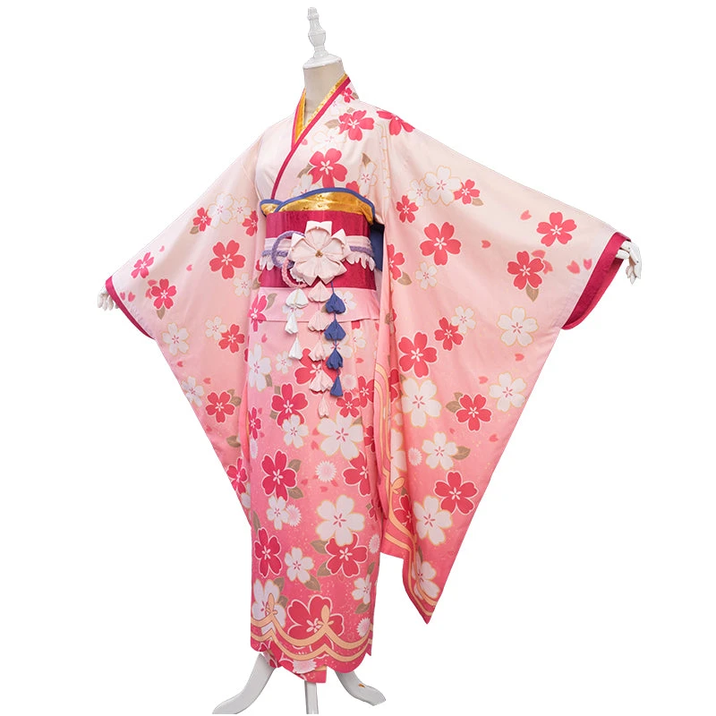 Uwowo Game Princess Connect! Re:Dive Kusano Yui New Year Ver. Cosplay Costume Cute Kimono Dress 9 Uwowo Game Princess Connect! Re:Dive Kusano Yui New Year Ver. Cosplay Costume Cute Kimono Dress - Image 9