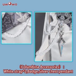 Uwowo Genshin Impact: Columbina Fatui Harbingers Damselette Snezhnaya Cosplay Costume -Uwowo Cosplay Sales 999
