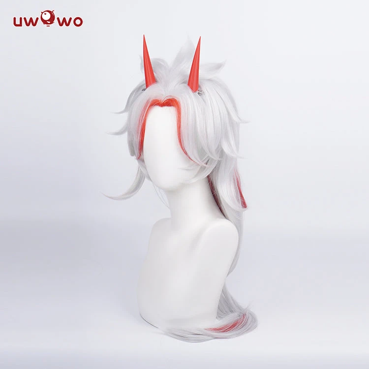 Uwowo Game Genshin Impact Wig Arataki Itto Cosplay Wig With Horns 4 Uwowo Game Genshin Impact Wig Arataki Itto Cosplay Wig With Horns - Image 4