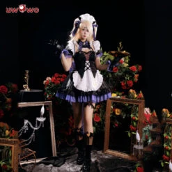 Uwowo Genshin Impact Fanart Fischl Maid Dress Cosplay Costume -Uwowo Cosplay Sales F 1 90945908 08d6 443d afa2 dac572e9600e