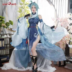 Uwowo Genshin Impact Madame Ping Liyue Adepti Adeptus Cosplay Costume