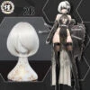 Uwowo Nier: Automata 2B Cosplay Wig 30cm Milky White Short Hair