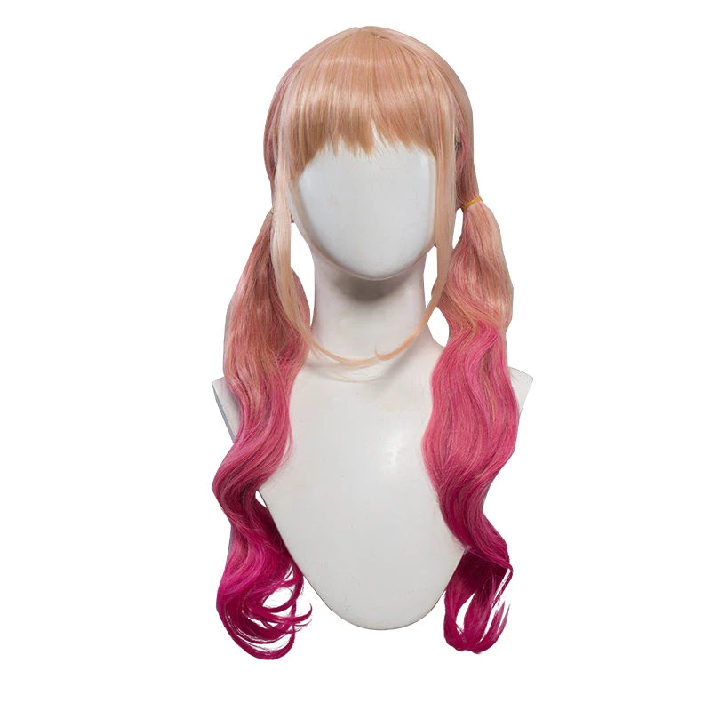 Uwowo Anime/Manga My Dress-Up Darling Marin Kitagawa Lattice Maid Cosplay Wig Gradient Glod Rose Long Hair 5 Uwowo Anime/Manga My Dress-Up Darling Marin Kitagawa Lattice Maid Cosplay Wig Gradient Glod Rose Long Hair - Image 5