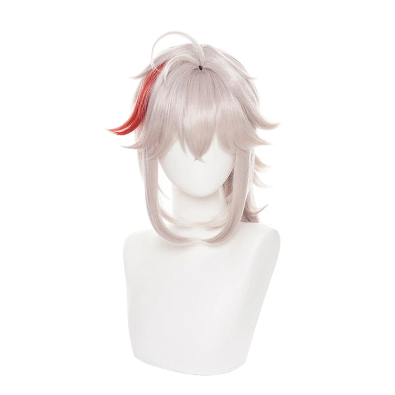 Uwowo Game Genshin Impact Kaedehara Kazuha Cosplay Wig 40cm Gray Short Hair 4 Uwowo Game Genshin Impact Kaedehara Kazuha Cosplay Wig 40cm Gray Short Hair - Image 4