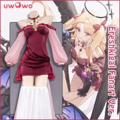 Uwowo Fate Grand Order/FGO Fanart Ver. Ereshkigal Cosplay Costume Angel Ereshkigal Cosplay