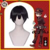 UWOWO Toilet-Bound Hanako-kun/Jibaku Shounen Hanako-kun Cosplay Wig 25cm Natural Black Hair