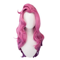 Uwowo League Of Legends LOL Seraphine The Starry-Eyed Songstress Cosplay Wig 80cm Pink Pruplr Gradient Hair -Uwowo Cosplay Sales jpg 4