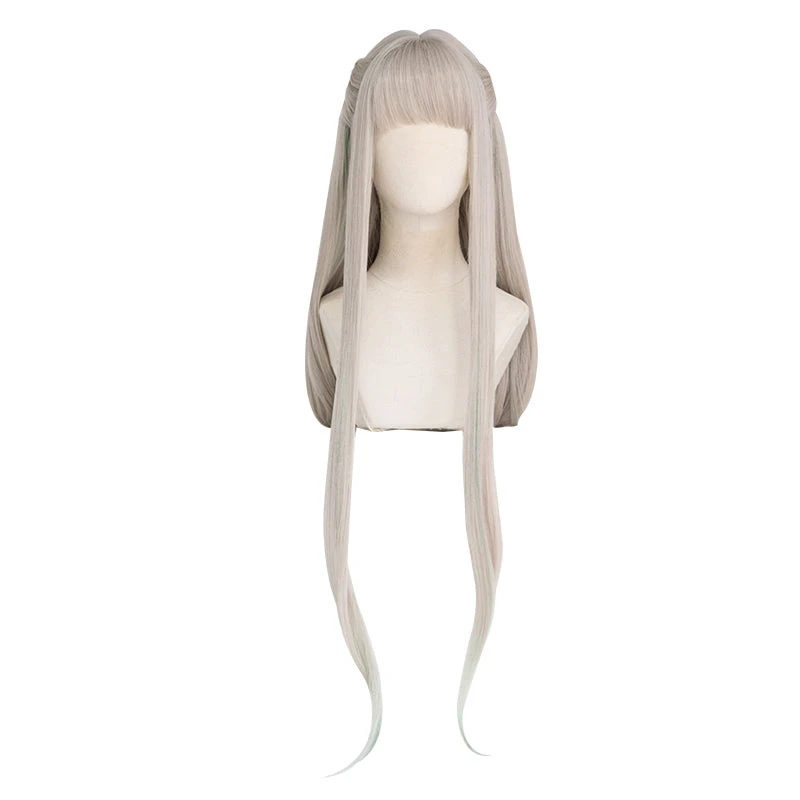 UWOWO Toilet-Bound Hanako-kun/Jibaku Shounen Hanako-kun Yashiro Nene Cosplay Wig 90cm Long Wavy Ivory Green Gradient Hair 5 UWOWO Toilet-Bound Hanako-kun/Jibaku Shounen Hanako-kun Yashiro Nene Cosplay Wig 90cm Long Wavy Ivory Green Gradient Hair - Image 5