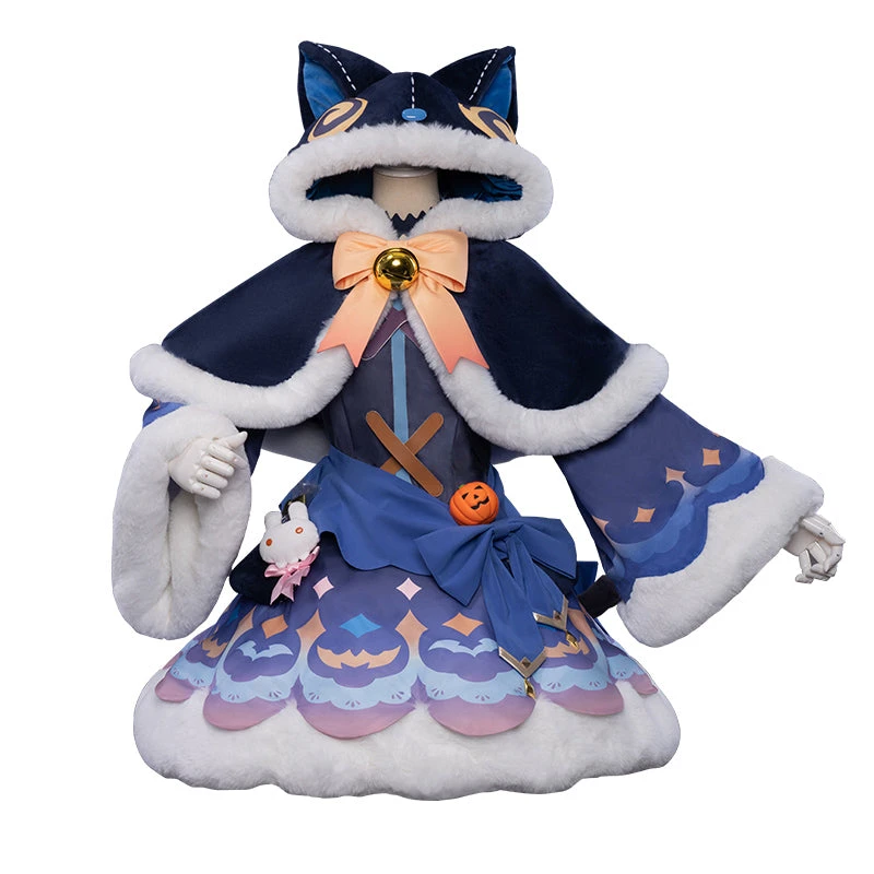 UWOWO Game Princess Connect! Re:Dive Kyouka Hikawa Halloween Card Cosplay Costume Cute Cat Dress Cosplay 5 UWOWO Game Princess Connect! Re:Dive Kyouka Hikawa Halloween Card Cosplay Costume Cute Cat Dress Cosplay - Image 5