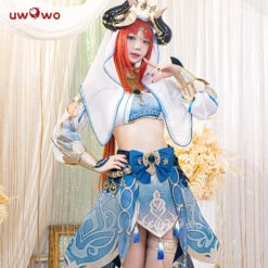 Produits populaires 19 Uwowo Genshin Impact: Nilou Sumeru Hydro Female Cosplay Costume