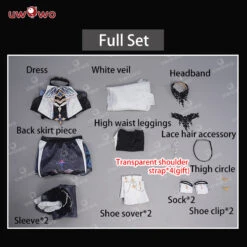 Uwowo Game Honkai Impact 3 Aponia Signet Of Discipline Sister Nun Cosplay Costume -Uwowo Cosplay Sales quantao