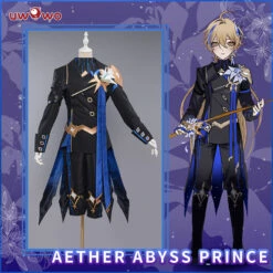 Uwowo Exclusive Authorization Genshin Impact Fanart Aether Abyss Prince Traveler Cosplay Costume