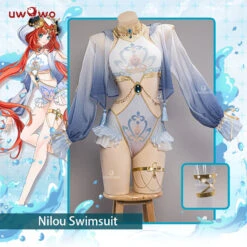 Exclusive Uwowo Genshin Impact Fanart Nilou Swimsuit Cosplay Costume
